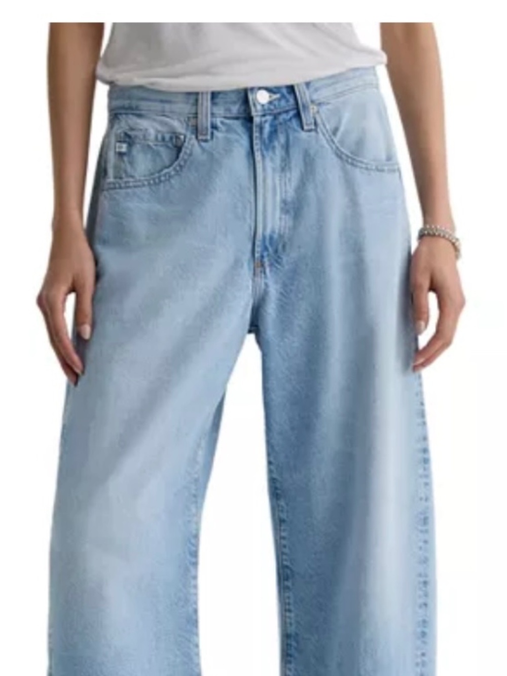 AG Hattie High Rise Barrel Crop Jeans - Picture 6 of 11